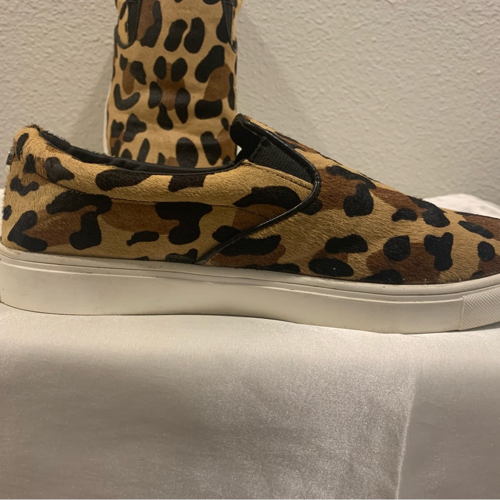 Steve Madden Leopard Print Slide On Sneaker! - image 3